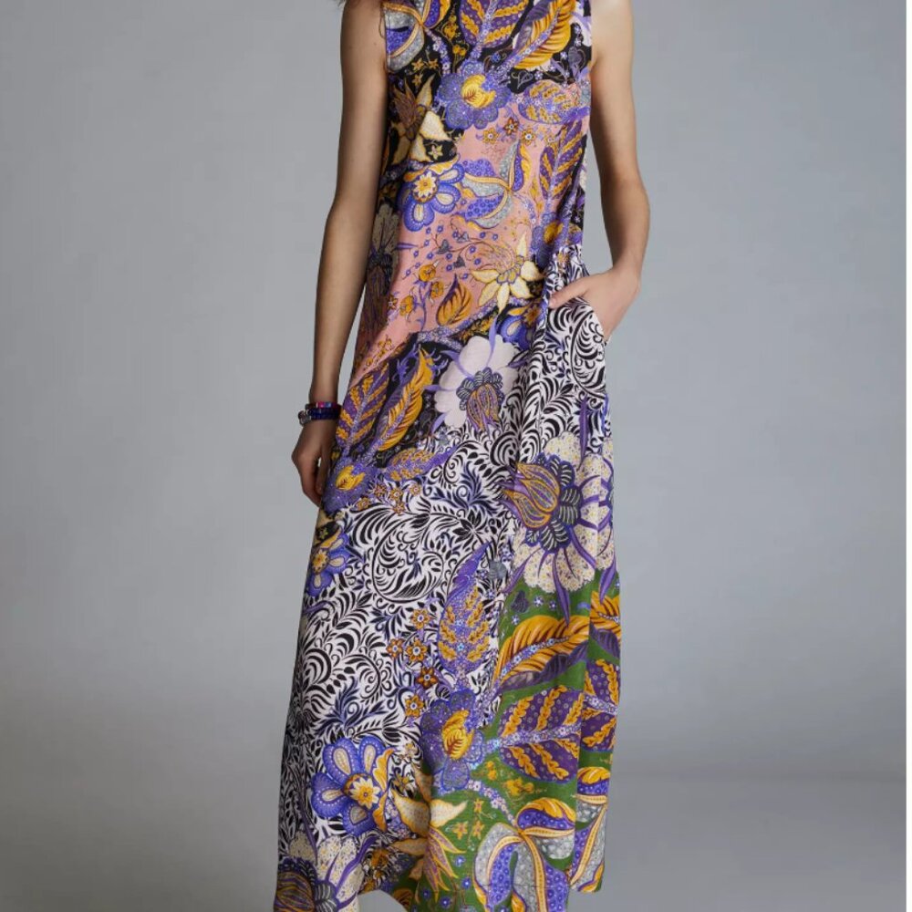Anthropologie Alanna sleeveless maxi dress size small